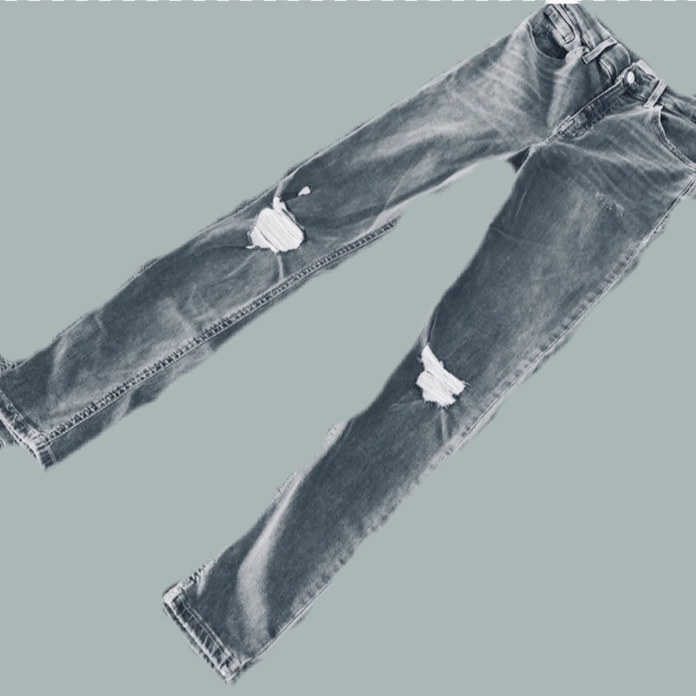 Gray Topshop “Jamie” jeans